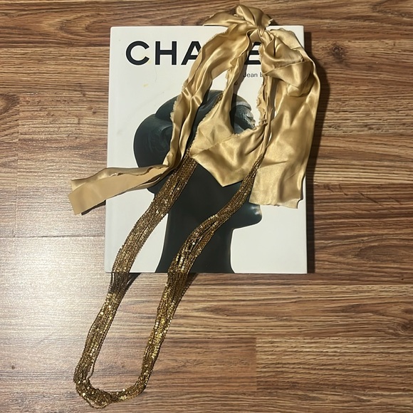 J Crew gold/silk necklace - Picture 9 of 9